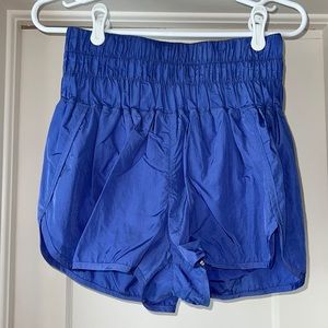 Blue/Periwinkle free people movement shorts. Size M